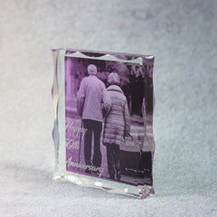 Acrylic Block with Scallop Edge