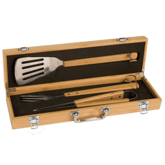 3-Piece BBQ Set w/case