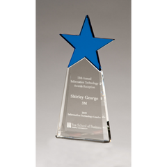 Crystal Star on Clear Crystal Base