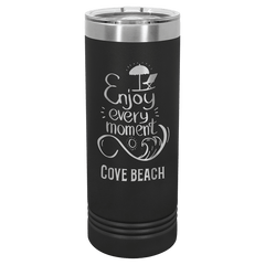 22 oz. Stainless Steel Skinny Tumbler with Slider Lid