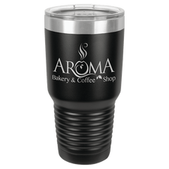 30 oz. Stainless Steel Vacuum Insulated Ringneck Tumbler with Clear Lid