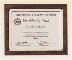 Photo or Certificate Plaque