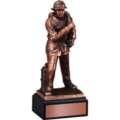Fireman At Ready Statue