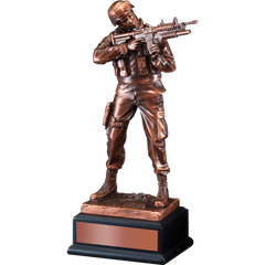 US Army Male Soldier Statue