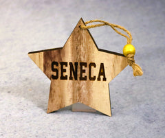 Star Wood Ornament