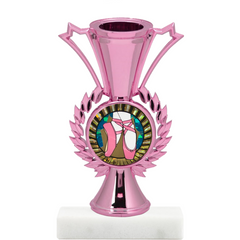 Pretty in Pink Cup Figure Trophy