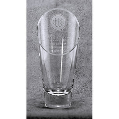 Slant Top Glass Vase