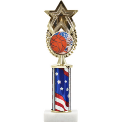 Exclusive Star Figure with Round Column on Black Base