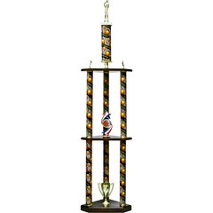 Three-Tier Three Pillar Trophy
