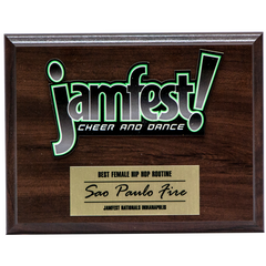 Custom Color Cut-out Plaque