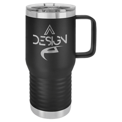 20 oz. Stainless Steel Vacuum Insulated Travel Mug with Slider Lid