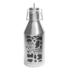 64 oz. Stainless Steel Vacuum Insulated Growler with Swing-Top Lid