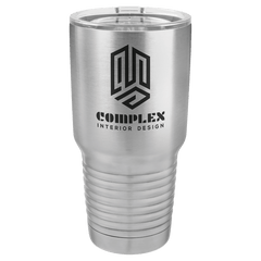30 oz. Stainless Steel Vacuum Insulated Ringneck Tumbler with Clear Lid
