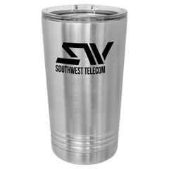16 oz. Stainless Steel Pint with Slider Lid