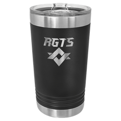16 oz. Stainless Steel Pint with Slider Lid