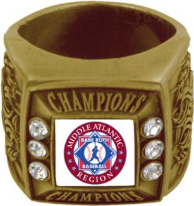 Babe Ruth Baseball Regional Champions Ring