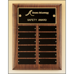 American Walnut Perpetual Plaque