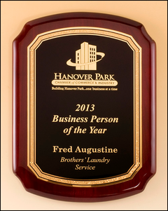 Rosewood Piano Finish Plaque