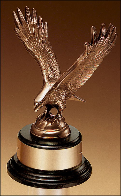 Fully Modeled Antique Bronze Eagle Casting