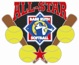 Babe Ruth Softball "All-Star" Award Pin
