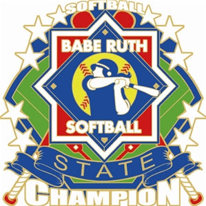 Babe Ruth National Softball State Champion Pin