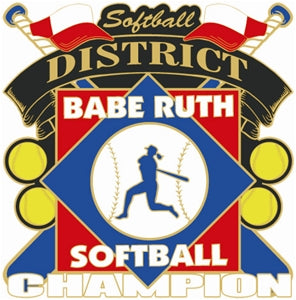 Babe Ruth National Softball District Champion Pin