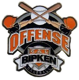 Cal Ripken Baseball "Offense" Award Pin