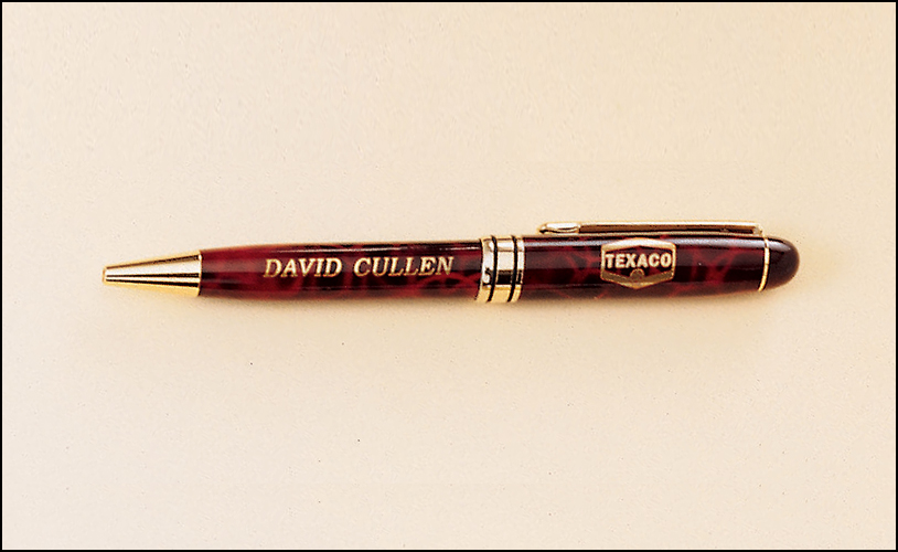 Red Marble Euro Pen