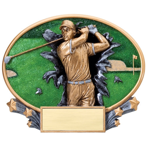 Male Golf Burst Thru SilverStone Motion Award
